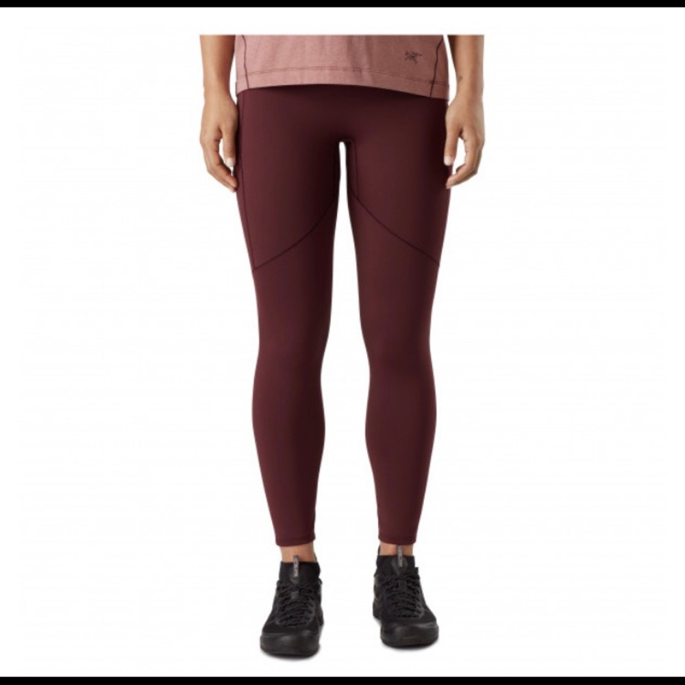 Arc'teryx Womens Burgundy Leggings
